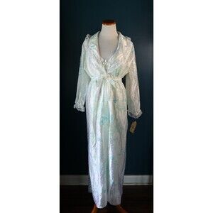 Vintage NWT Ballet New York 2 Pc Robe M Gown Floral Lace Ruffles Ethereal Fairy
